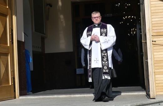 Pogrzeb śp. Marii Ciurli - gospodyni leśniańskiej parafii z 21-letnim stażem