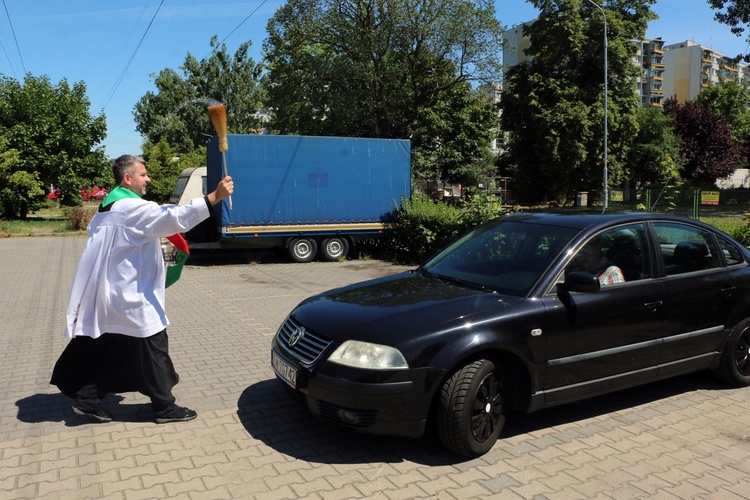 Błogosławieństwo pojazdów i kierowców z okazji wspomnienia św. Krzysztofa