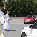 Kierowcy u św. Józefa Bilczewskiego w Wilamowicach