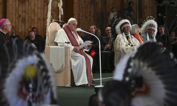 Franciszek wśród rdzennych mieszkańców Kanady