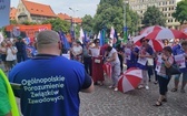 Katowie. Wiec Ogólnopolskiego Porozumienia Związków Zawodowych