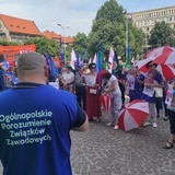 Katowie. Wiec Ogólnopolskiego Porozumienia Związków Zawodowych