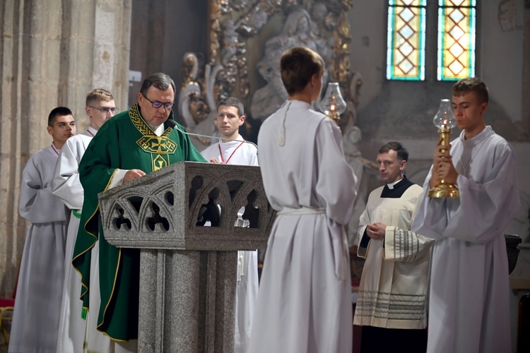 Strzegom. W bazylice powitali relikwie św. Szarbela