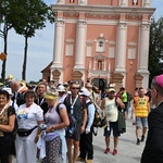 Wyjście pielgrzymki ze Skrzatusza na Jasną Górę