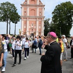 Wyjście pielgrzymki ze Skrzatusza na Jasną Górę