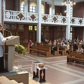 Eucharystia u jezuitów w Gliwicach w uroczystość 31 lipca. 