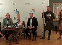 Podczas promocji wydarzenia na Zamku w Lublinie.