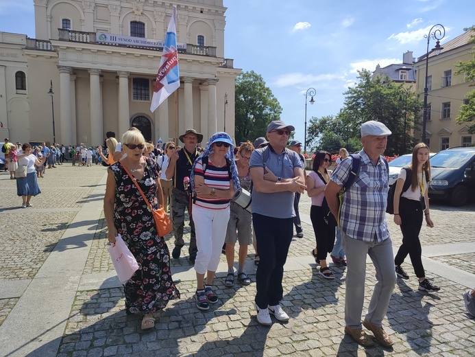 Wyjście lubelskiej pielgrzymki 