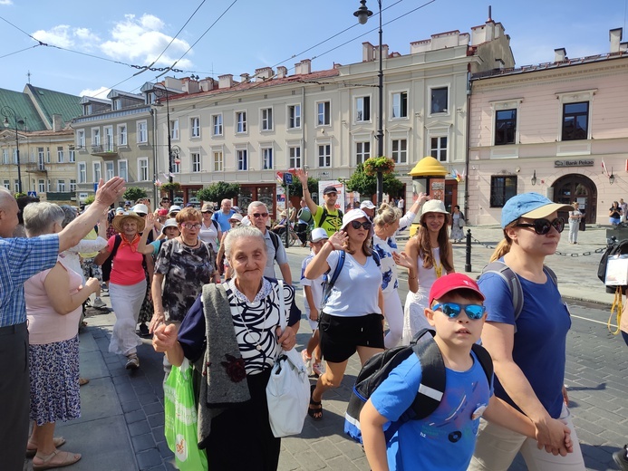 Wyjście lubelskiej pielgrzymki 