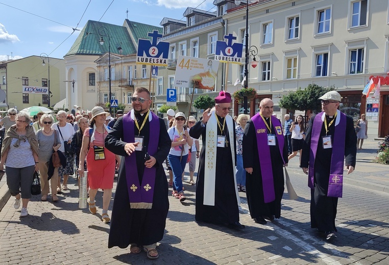 Wyjście lubelskiej pielgrzymki 