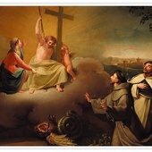 Zacarías González Velázquez
Wizja św. Franciszka i św. Dominika, 
olej na płótnie, ok. 1787
bazylika San Francisco el Grande, Madryt