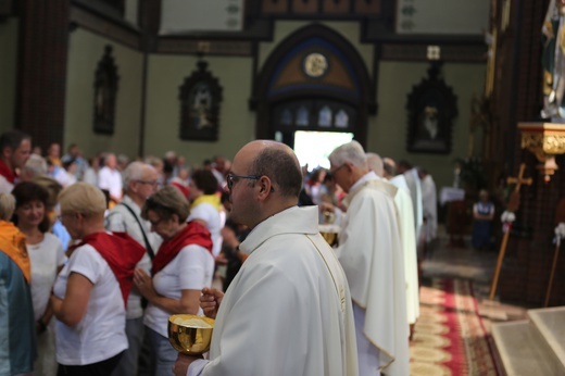 Rybnicka pielgrzymka - Eucharystia na rozpoczęcie