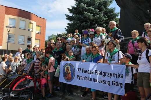 Rybnicka pielgrzymka - wymarsz