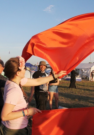 Ewangelizatorzy ruszyli na pole Pol'and'Rock Festival [GALERIA ZDJĘĆ]