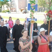 Wyjście stalowowolskiej pielgrzymki na Jasną Górę.