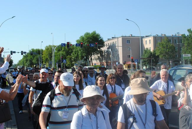 Stalowa Wola. XXXIX Piesza Pielgrzymka na Jasną Górę.