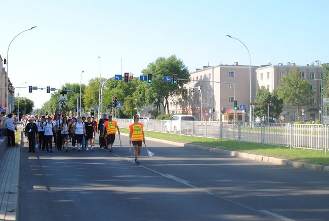 Stalowa Wola. XXXIX Piesza Pielgrzymka na Jasną Górę.