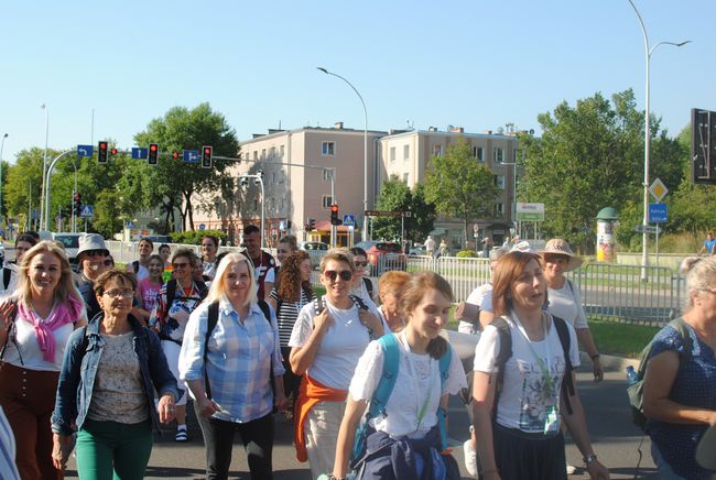 Stalowa Wola. XXXIX Piesza Pielgrzymka na Jasną Górę.