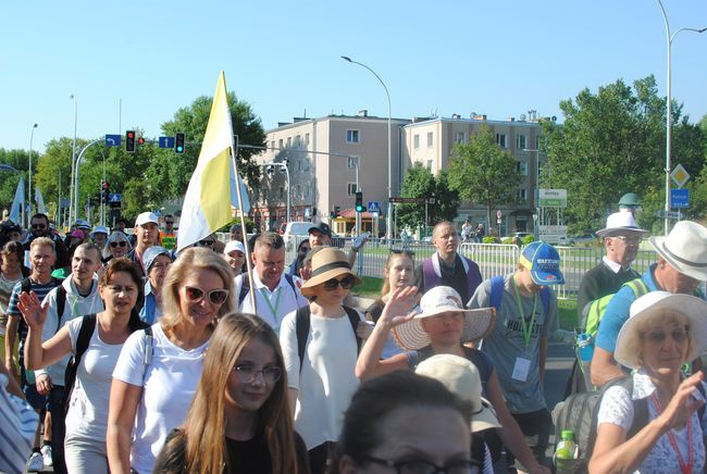 Stalowa Wola. XXXIX Piesza Pielgrzymka na Jasną Górę.