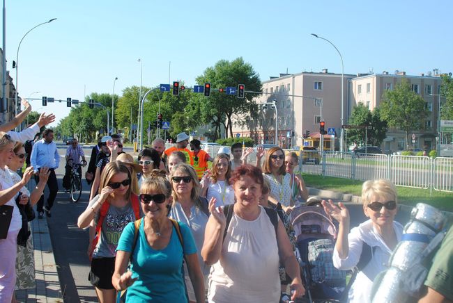 Stalowa Wola. XXXIX Piesza Pielgrzymka na Jasną Górę.