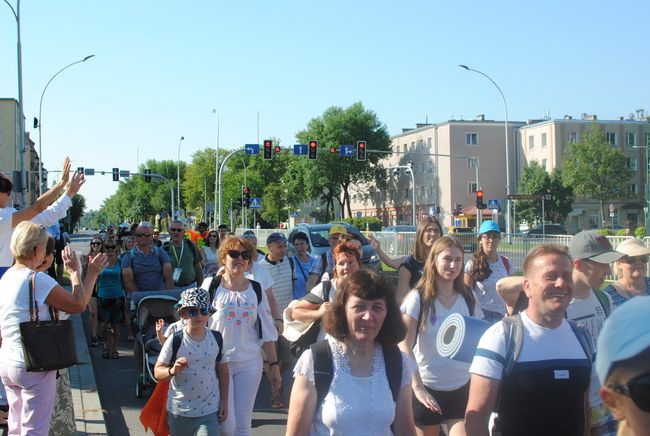 Stalowa Wola. XXXIX Piesza Pielgrzymka na Jasną Górę.