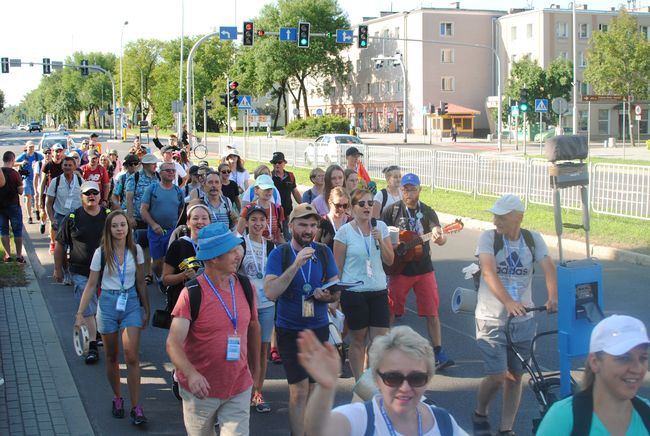 Stalowa Wola. XXXIX Piesza Pielgrzymka na Jasną Górę.