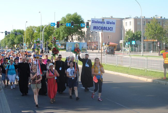 Stalowa Wola. XXXIX Piesza Pielgrzymka na Jasną Górę.