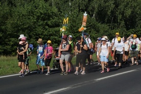 Pątnicy z grupy Floriana i Jadwigi.