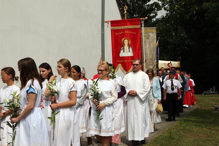 Odpust w sanktuarium św. Filomeny w Gniechowicach 2022