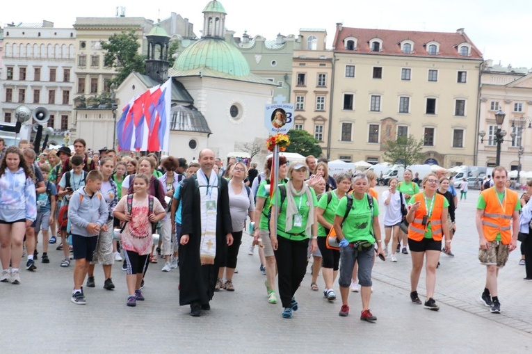 Wyjście Pieszej Pielgrzymki Krakowskiej 2022