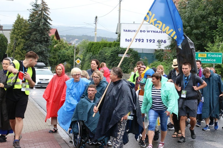 Postój pielgrzymów w Liszkach 2022