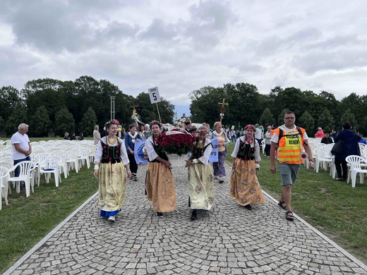 Rybnicka pielgrzymka - wejście na Jasną Górę
