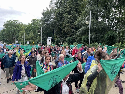 Rybnicka pielgrzymka - wejście na Jasną Górę