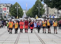 Rybnicka pielgrzymka - wejście na Jasną Górę