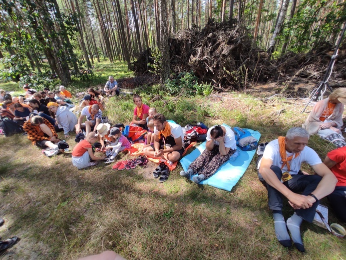 Górka Przeprośna w lesie