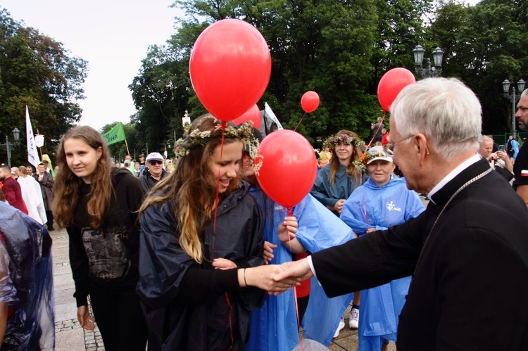 Wejście 42. Pieszej Pielgrzymki Krakowskiej na Jasną Górę