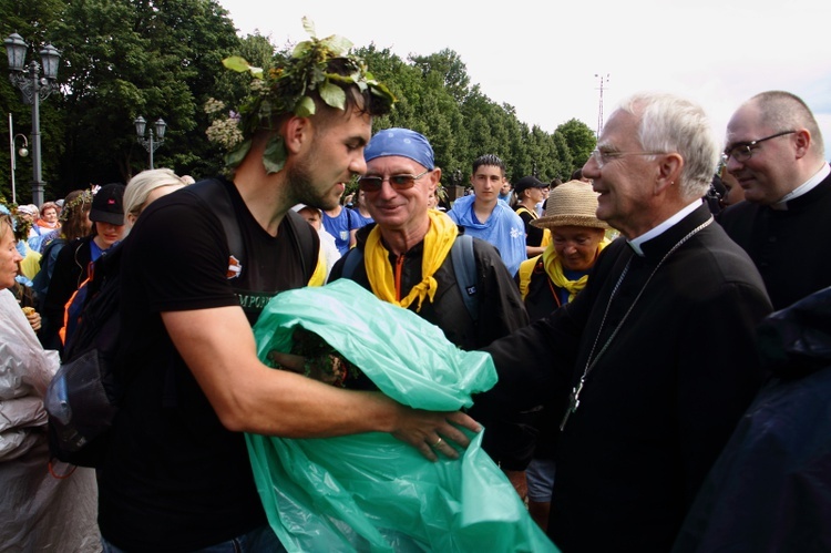 Wejście 42. Pieszej Pielgrzymki Krakowskiej na Jasną Górę