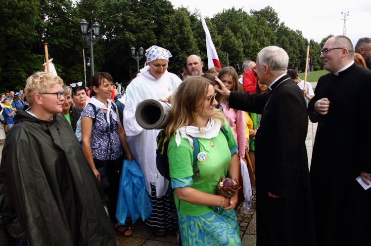 Wejście 42. Pieszej Pielgrzymki Krakowskiej na Jasną Górę