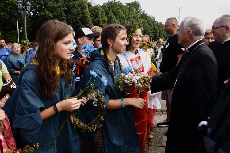 Wejście 42. Pieszej Pielgrzymki Krakowskiej na Jasną Górę