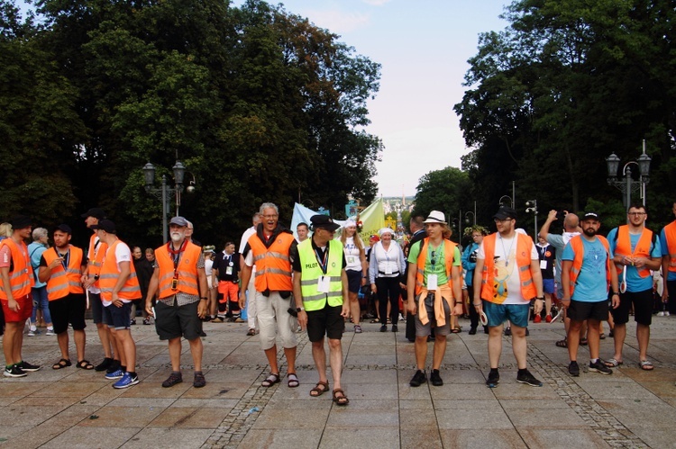 Wejście 42. Pieszej Pielgrzymki Krakowskiej na Jasną Górę