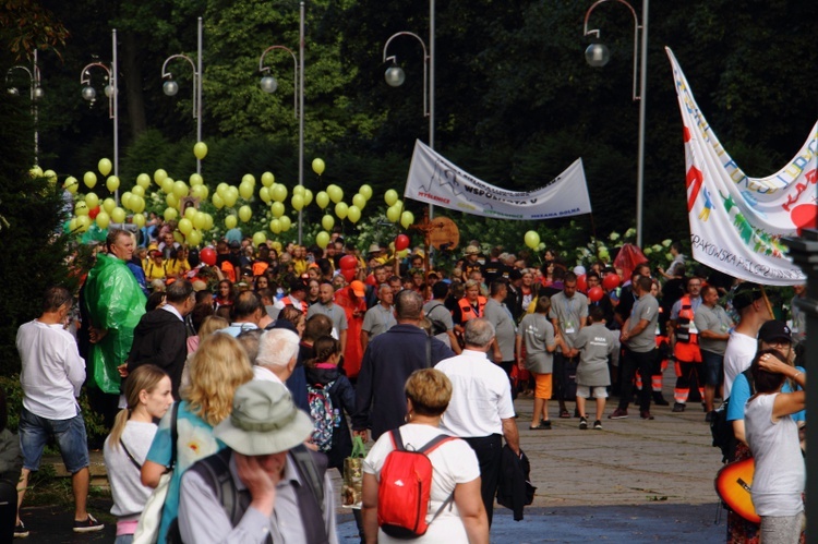 Wejście 42. Pieszej Pielgrzymki Krakowskiej na Jasną Górę