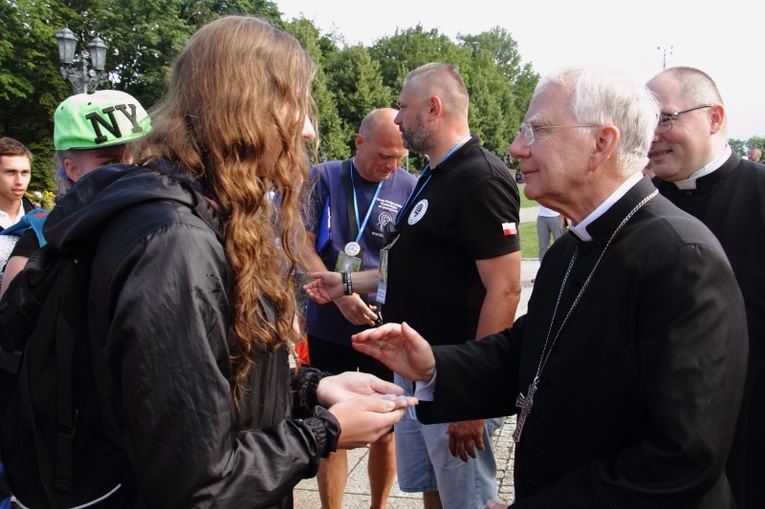 Wejście 42. Pieszej Pielgrzymki Krakowskiej na Jasną Górę