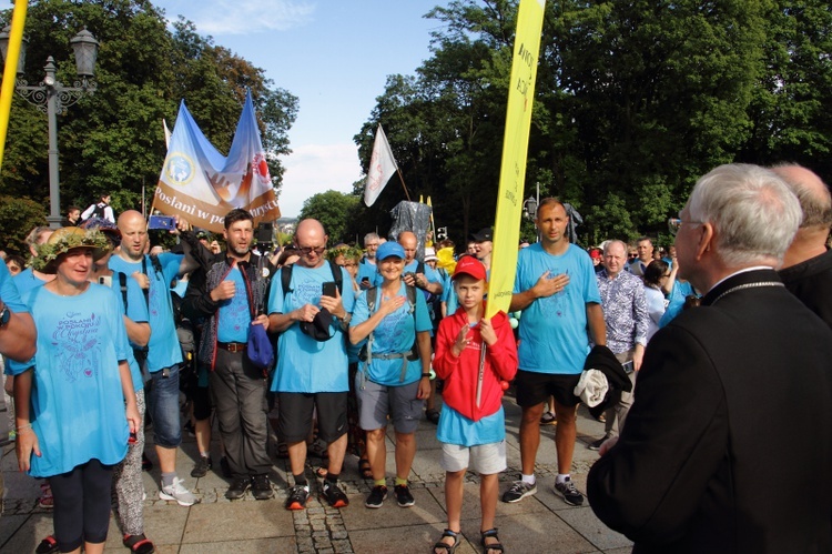 Wejście 42. Pieszej Pielgrzymki Krakowskiej na Jasną Górę