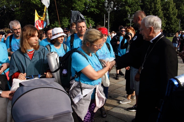 Wejście 42. Pieszej Pielgrzymki Krakowskiej na Jasną Górę