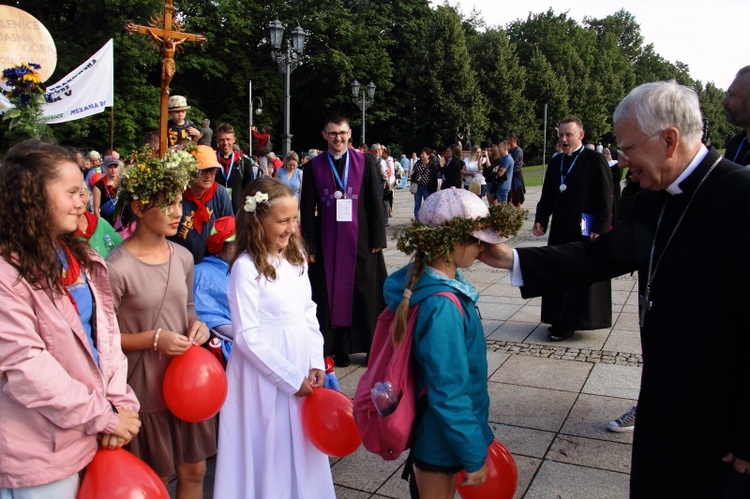 Wejście 42. Pieszej Pielgrzymki Krakowskiej na Jasną Górę