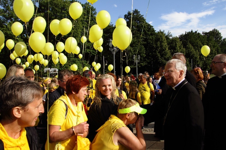 Wejście 42. Pieszej Pielgrzymki Krakowskiej na Jasną Górę