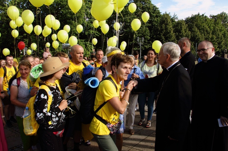 Wejście 42. Pieszej Pielgrzymki Krakowskiej na Jasną Górę