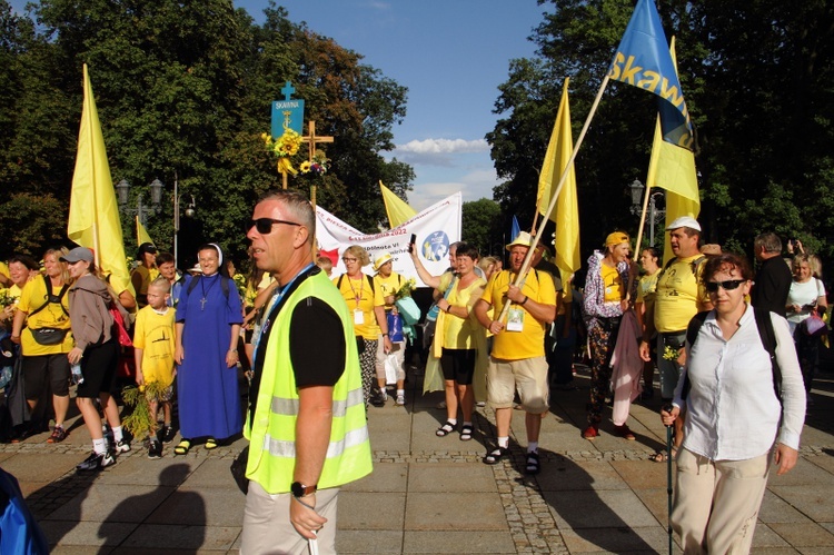 Wejście 42. Pieszej Pielgrzymki Krakowskiej na Jasną Górę