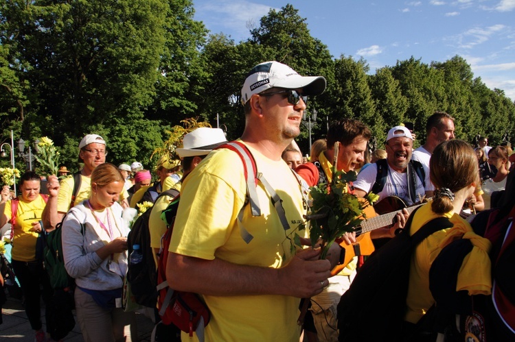 Wejście 42. Pieszej Pielgrzymki Krakowskiej na Jasną Górę