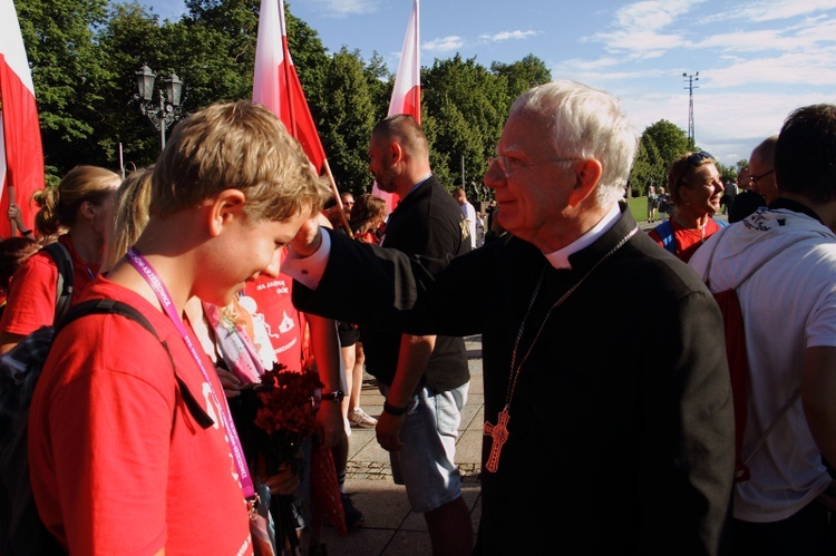 Wejście 42. Pieszej Pielgrzymki Krakowskiej na Jasną Górę